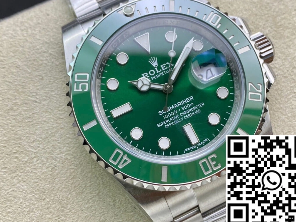 Clean Green Dial Rolex Submariner Factory V4 116610LV-97200 0115